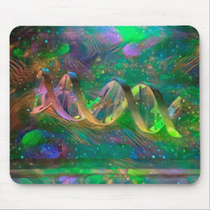 DNA Strand Artwork Mouse Mat