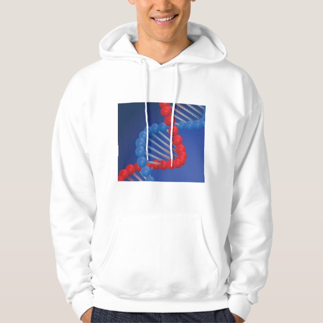 DNA Strand Mens Hoodie (Front)