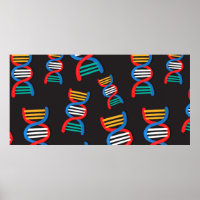 dna strands pattern