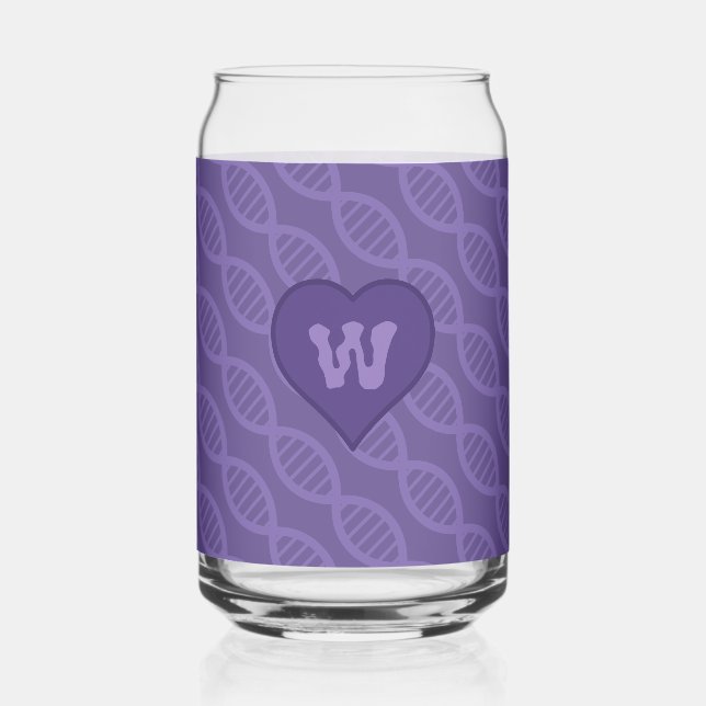 DNA Stripes Can Glass (Front)