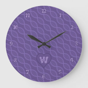 DNA Stripes Clock