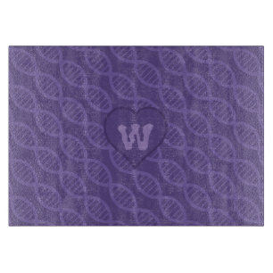 DNA Stripes Glass Cutting Board