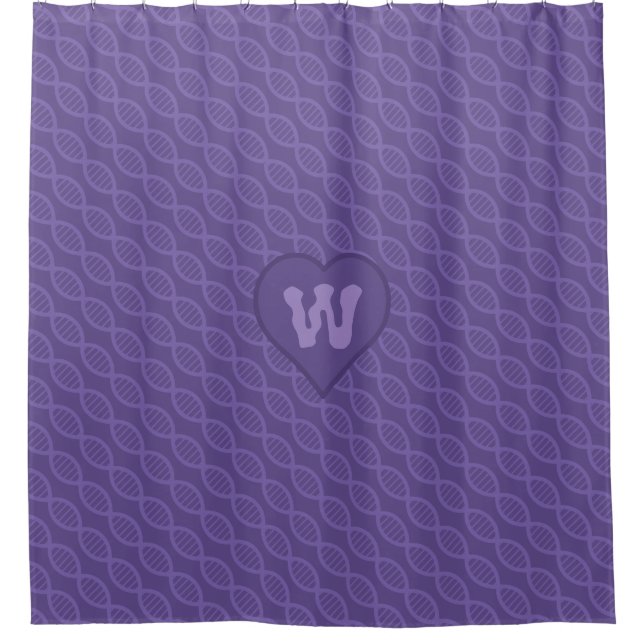 DNA Stripes Shower Curtain (Front)