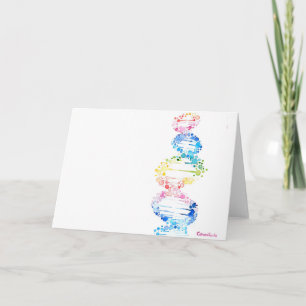 DNA, the spyral of life  Card