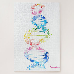 DNA, the spyral of life Jigsaw Puzzle