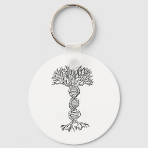 Dna Tree Life Genetics Biologist Science Earth Day Key Ring