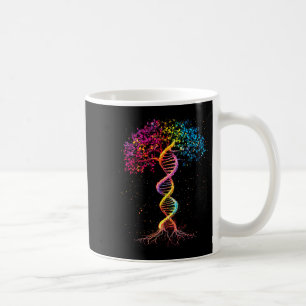 Dna tree of life genetics biology outer space coffee mug