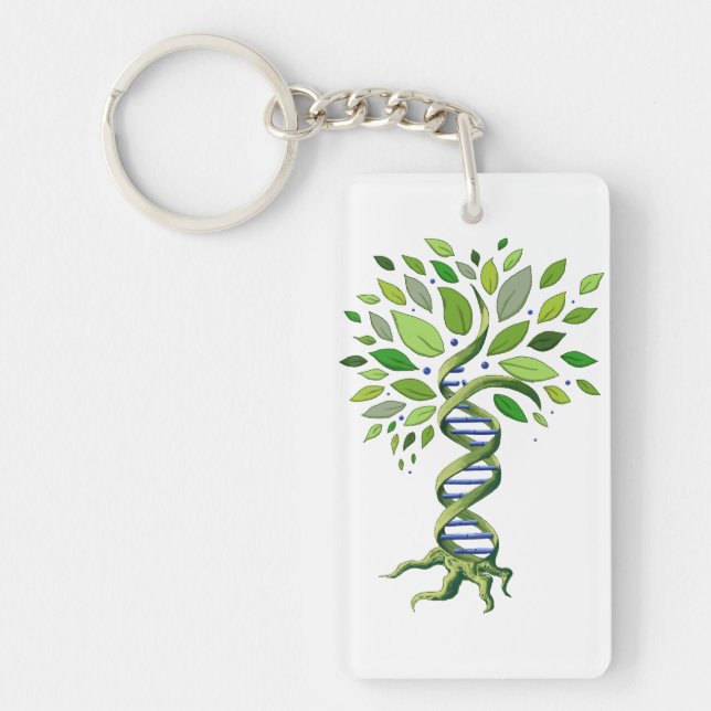 DNA Tree of Life Keychain (Front)