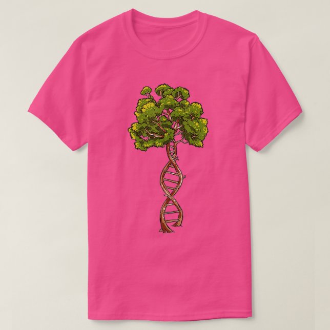 DNA Tree of Life Science Genetics Biology Environm T-Shirt (Design Front)