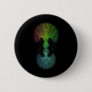 Dna Tree Of Life Science Of Genetics Earth Day Gen 6 Cm Round Badge