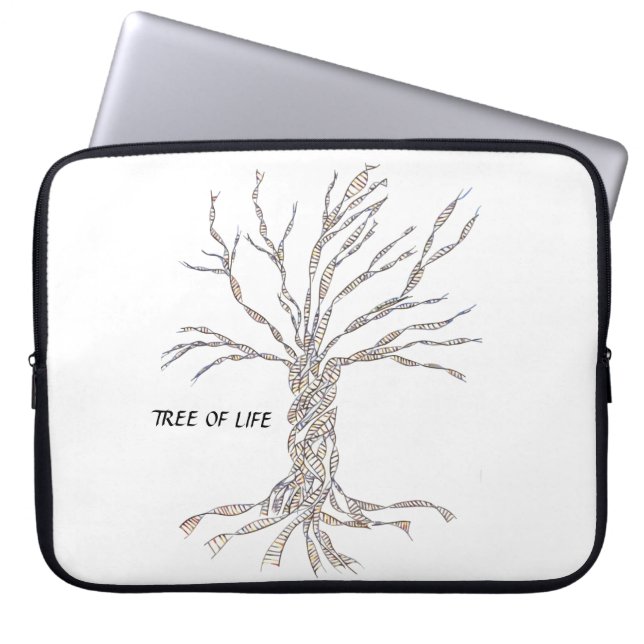 DNA TREE or Tree of Life Laptop Sleeve (Front)