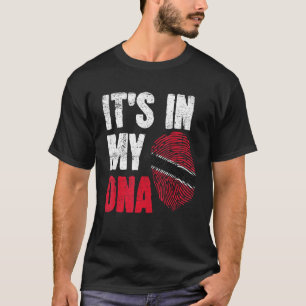 DNA Trini Tobago Trinidad Flag Trinidadian Country T-Shirt