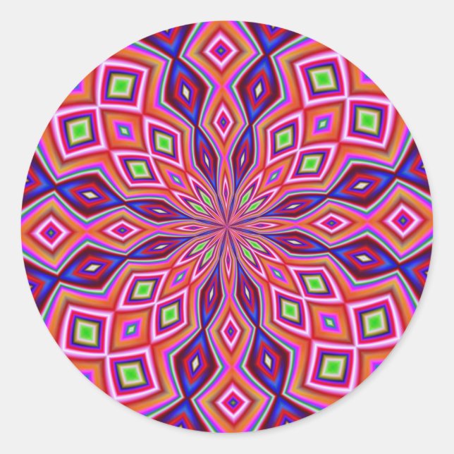 DNA Twist Classic Round Sticker (Front)