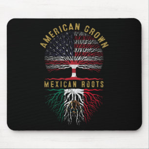 Dna Usa Flag American Mexican Flag Mexico  Mouse Mat