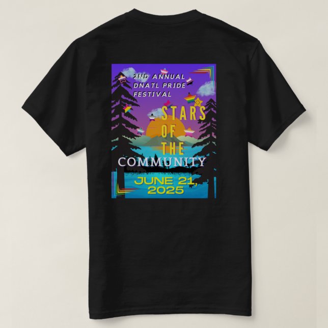 DNATL Pride 2025 T-Shirt (Design Back)