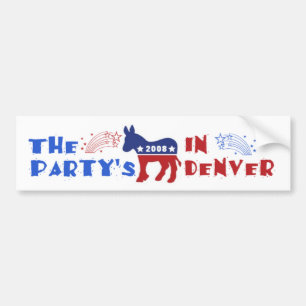 DNC Convention Denver Bumper Sticker