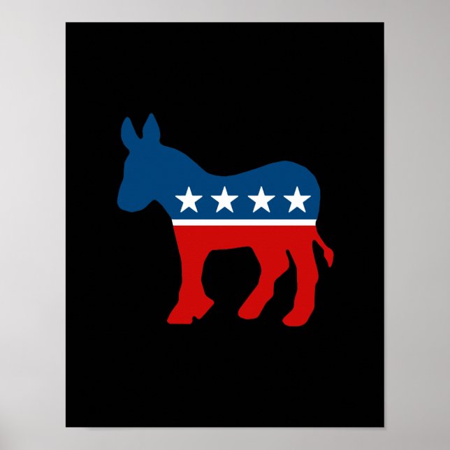DNC - DEMOCRAT - DONKEY POSTER (Front)
