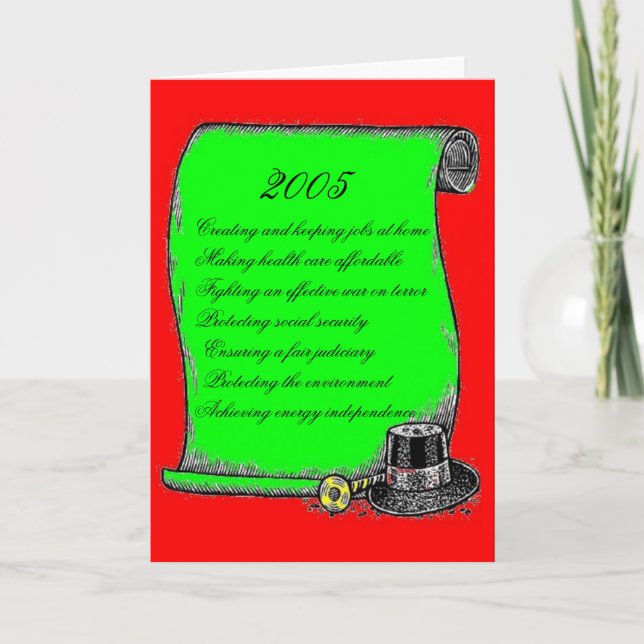DNC Platform Holiday Wishes Card (Front)