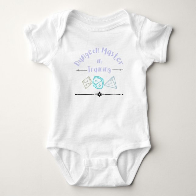DnD Baby - Dungeon Master in Training Bodysuit (Front)