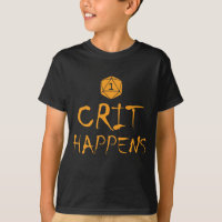 DnD Crit Happens Funny RPG Dungeon Game Gift