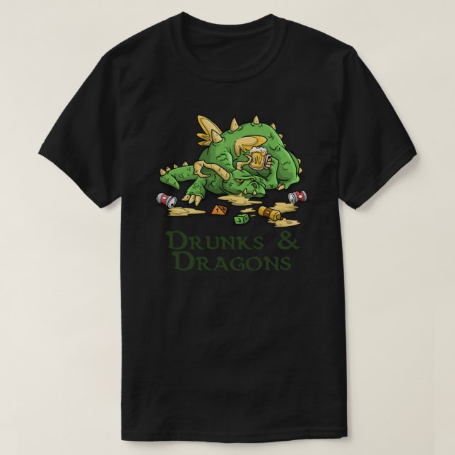 Dnd, Drunks and Dragons Essential T-Shirt.png T-Shirt (Design Front)