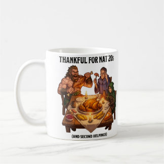 DnD Party Dragon Thanksgiving Feast Coffee Mug
