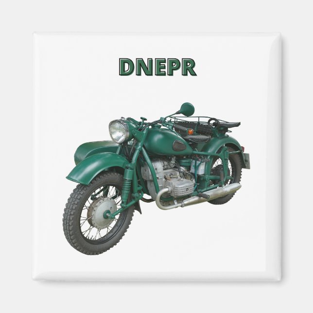 Dnepr Motorcycle Magnet (Front)