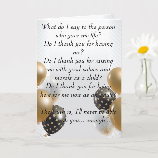 DNHallmark EXCLUSIVE: Mum's Birthday Card (Small Plant)
