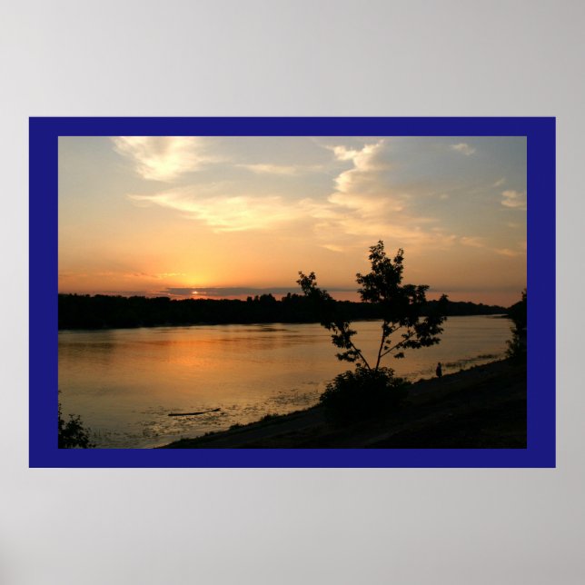 Dniepr Sunset Poster (Front)