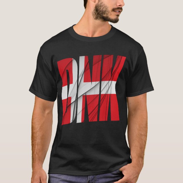 DNK - Denmark Flag T-Shirt (Front)