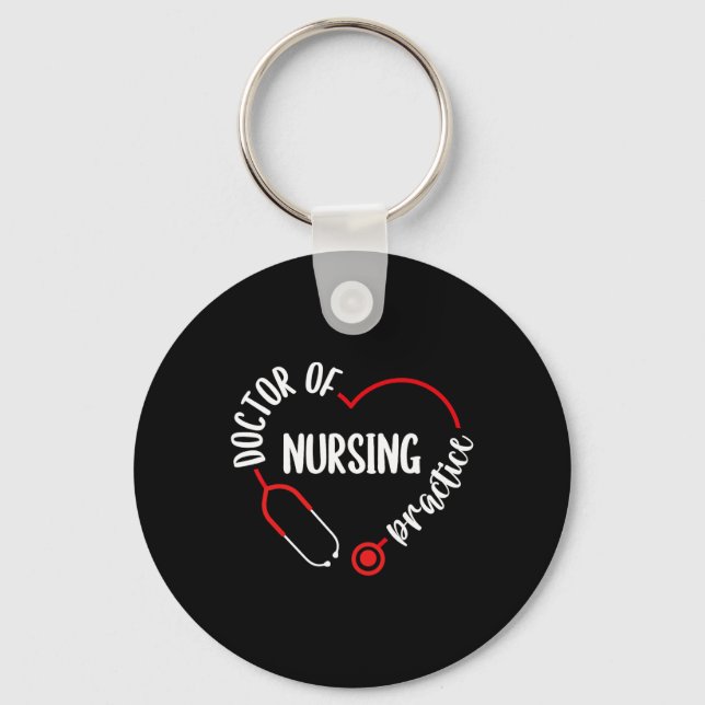 Dnp Appreciation Dnp Stethoscope Dnp Nurse Essenti Key Ring (Front)