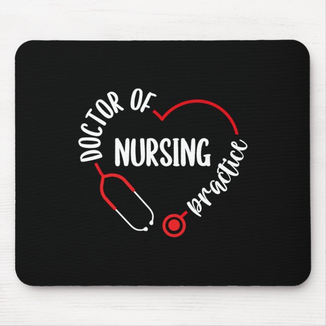 Dnp Appreciation Dnp Stethoscope Dnp Nurse Essenti Mouse Mat (Front)