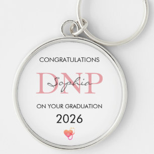 DNP Graduation Personalised Name Class of 2026 Key Ring