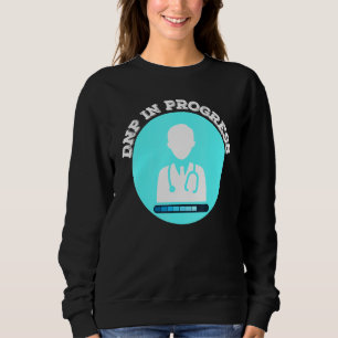 Dnp In Progress Male Nurse Progress Bar Student Sc Sweatshirt