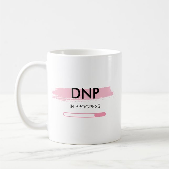 DNP In Progress – Personalised Coffee Mug (Left)