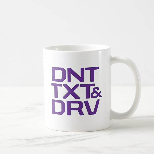 DNT TXT & DRV COFFEE MUG (Right)