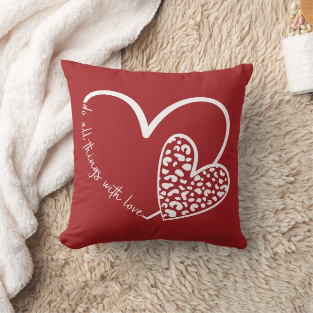 Do all Things with Love Cushion (Blanket)