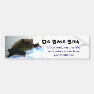"Do Bats Smile?" Bumper Sticker