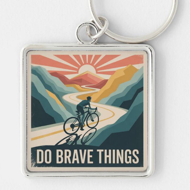 Do Brave Things Key Ring (Front)