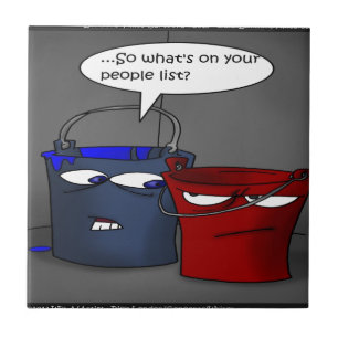 Do Buckets Have A People List? Funny Gifts & Tees Tile