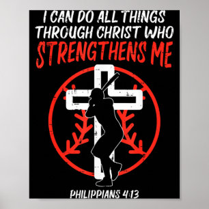 Do Can All Things Baseball Religious Poster