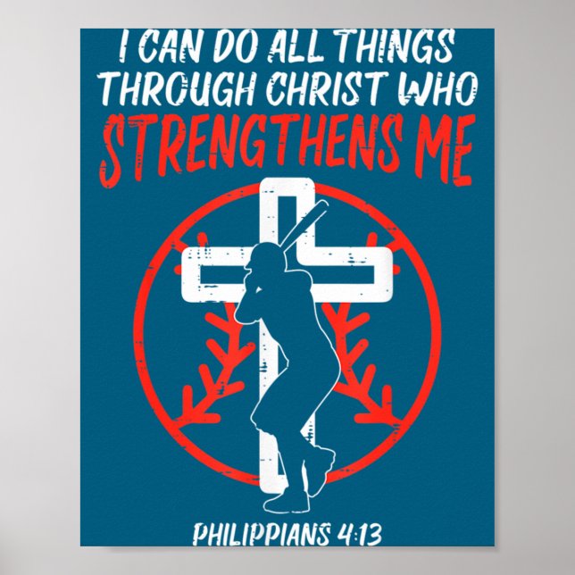 Do Can All Things Baseball Religious Poster (Front)