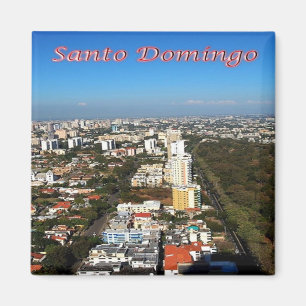 DO - Dominican Republic - Santo Domingo - Panorama Magnet