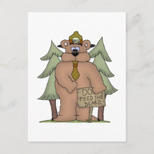 Do Feed the Bears Postcard