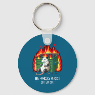 Do Funny Horrors Persist So Possum Meme Key Ring