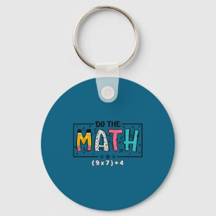 Do Funny Math 67 Math Teacher Six Key Ring