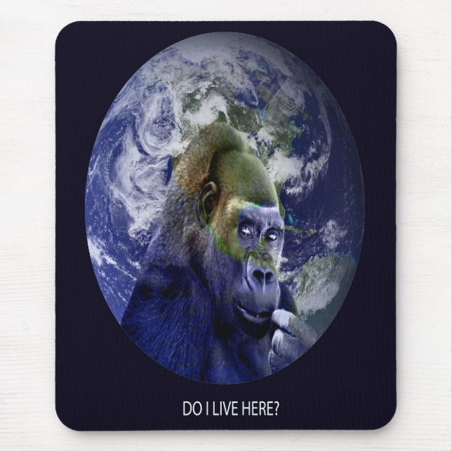 Do I Live Here? Mouse Mat (Front)