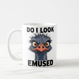 do i look emused coffee mug