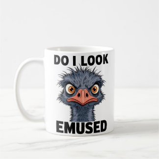 do i look emused coffee mug