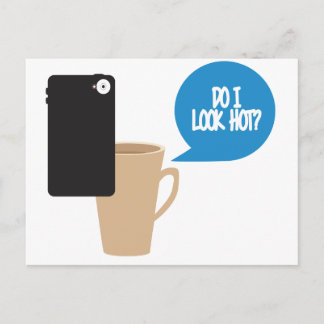 Do I Look hot? Mug Selfie Postcard